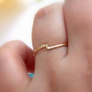 Twister Stacking Ring: 14k Gold-filled Ring,..