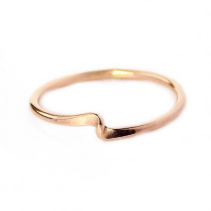 Twister Stacking Ring: 14k Gold-filled Ring,..
