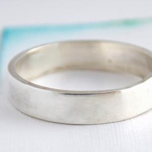 Plain Sterling Silver Band -sterling Silver Ring,..