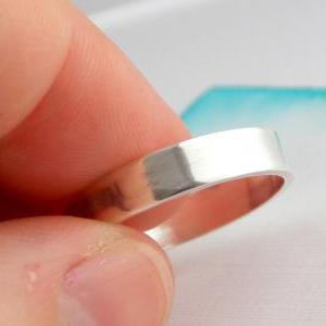 Plain Sterling Silver Band -sterling Silver Ring,..