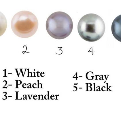 Sterling Silver Pearl Earrings: Minimalist,..