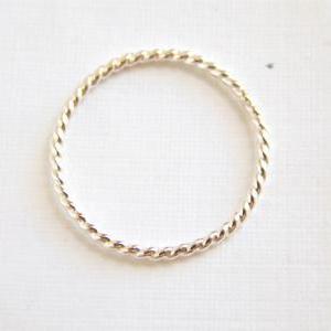 Sterling Silver Twist Ring - Sterling Silver Ring,..