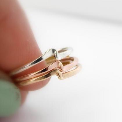 Twister Stacking Ring: Twister Ring, Twisted Ring,..